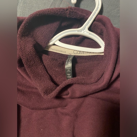 CROP Sweater - purple with stripes - Picture 4 of 4